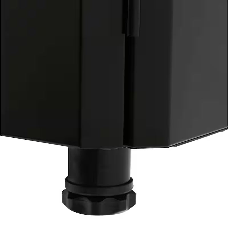 24-Gauge Steel 2-Door Garage Base Cabinet in Black D62966