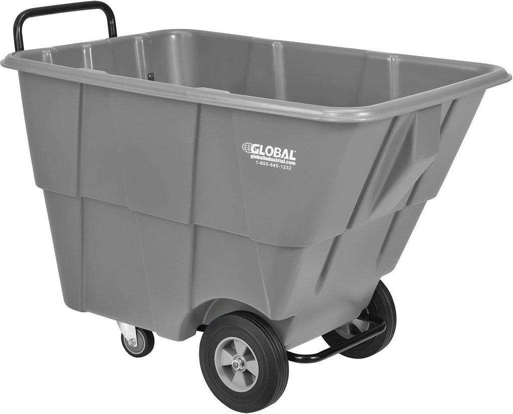 Gray Plastic Tilt Truck 1/2 Cubic Yard Capacity 850 Lb. M6504