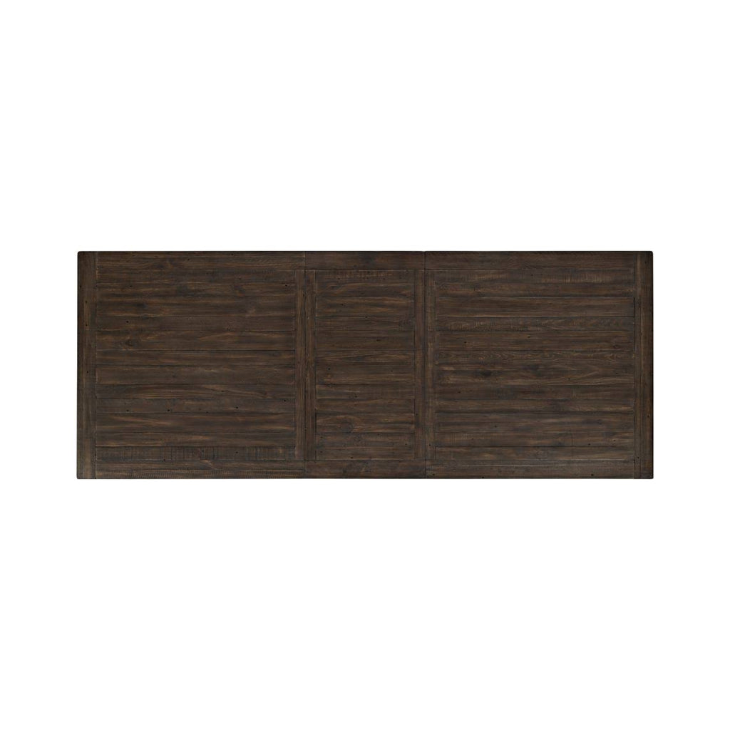 Vintage Black Rectangle Ext Table O937