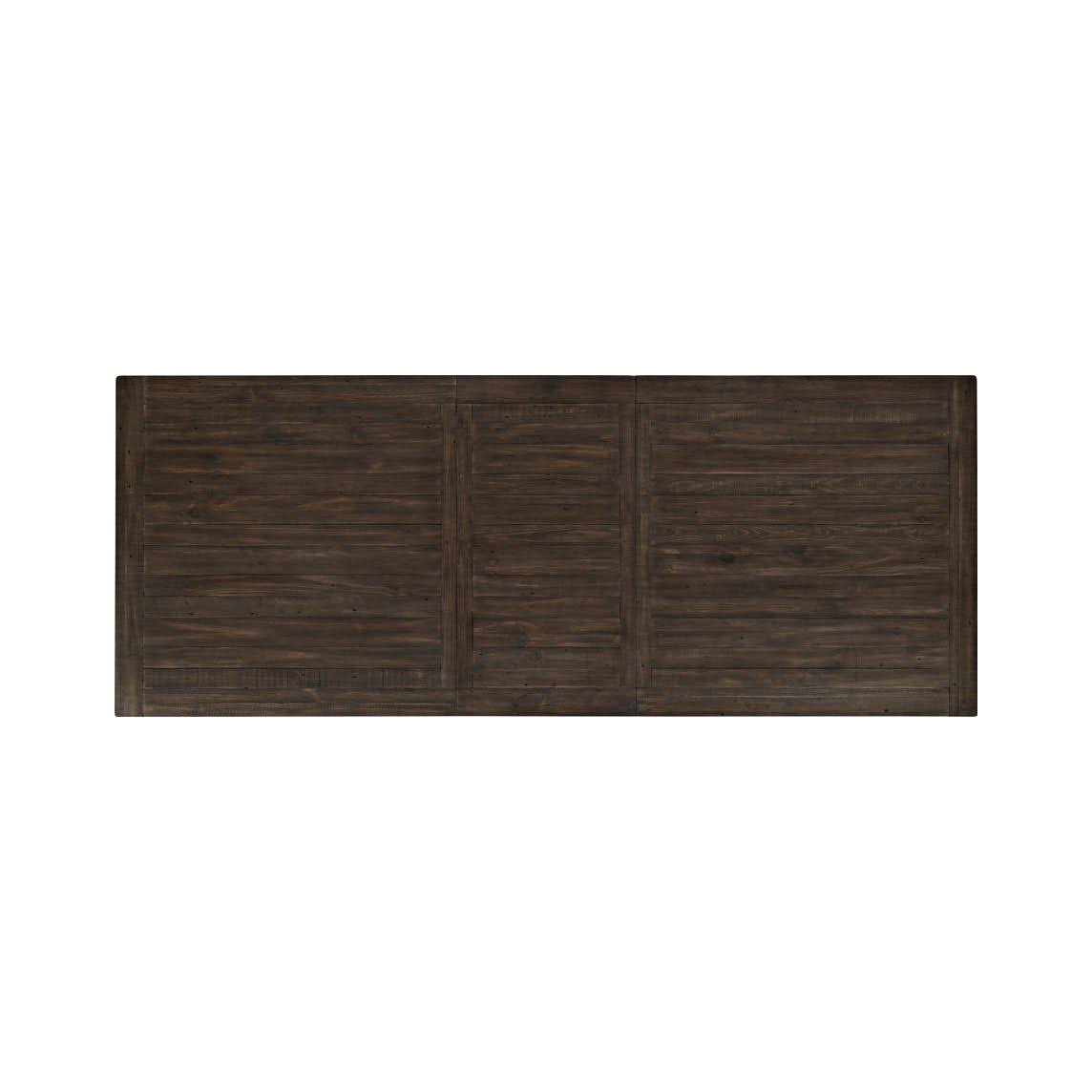 Vintage Black Rectangle Ext Table O937