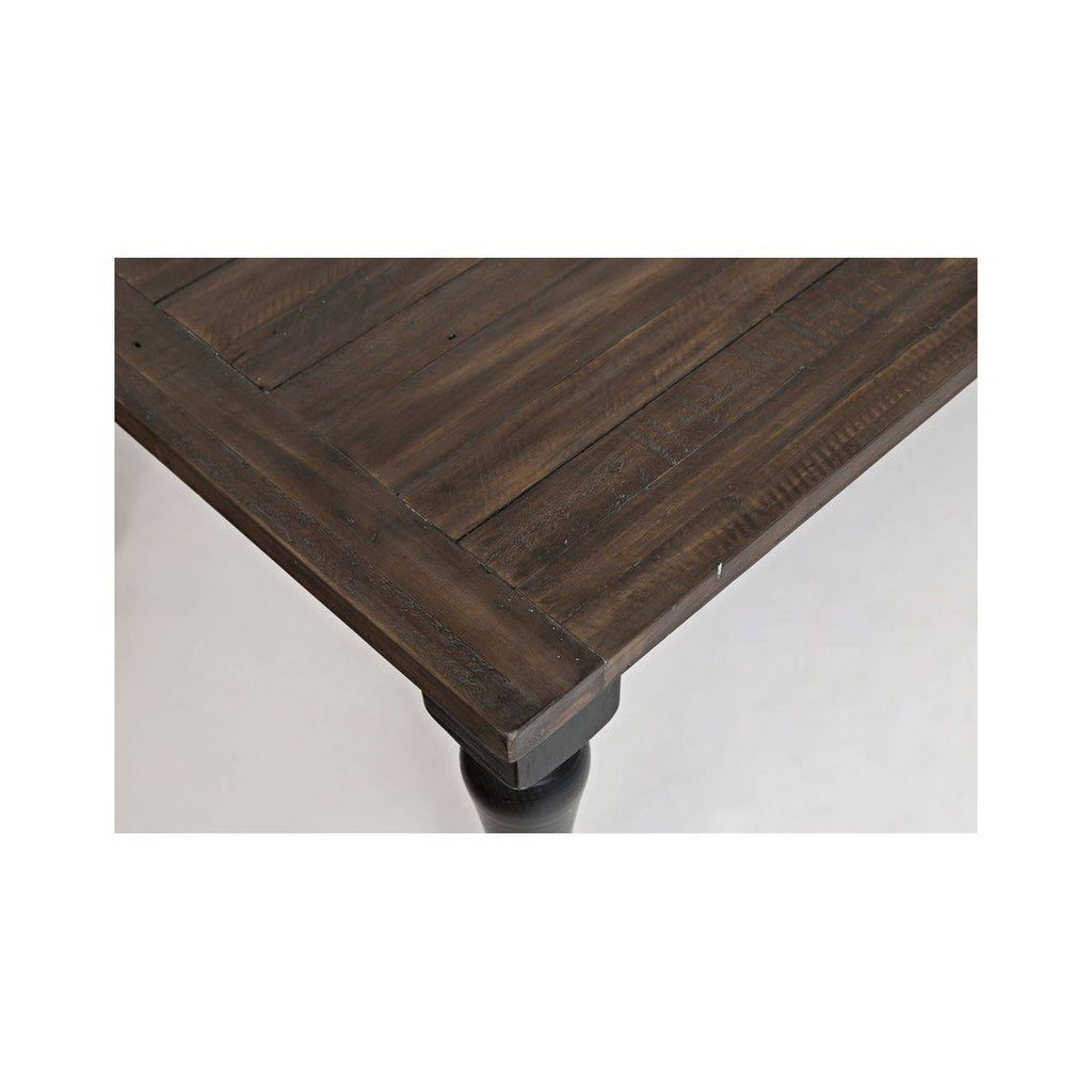 Vintage Black Rectangle Ext Table O937