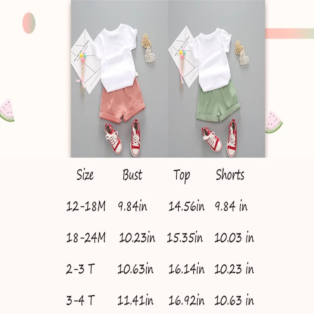 2pcs Set Linen Shorts Outfits with Belt D741597