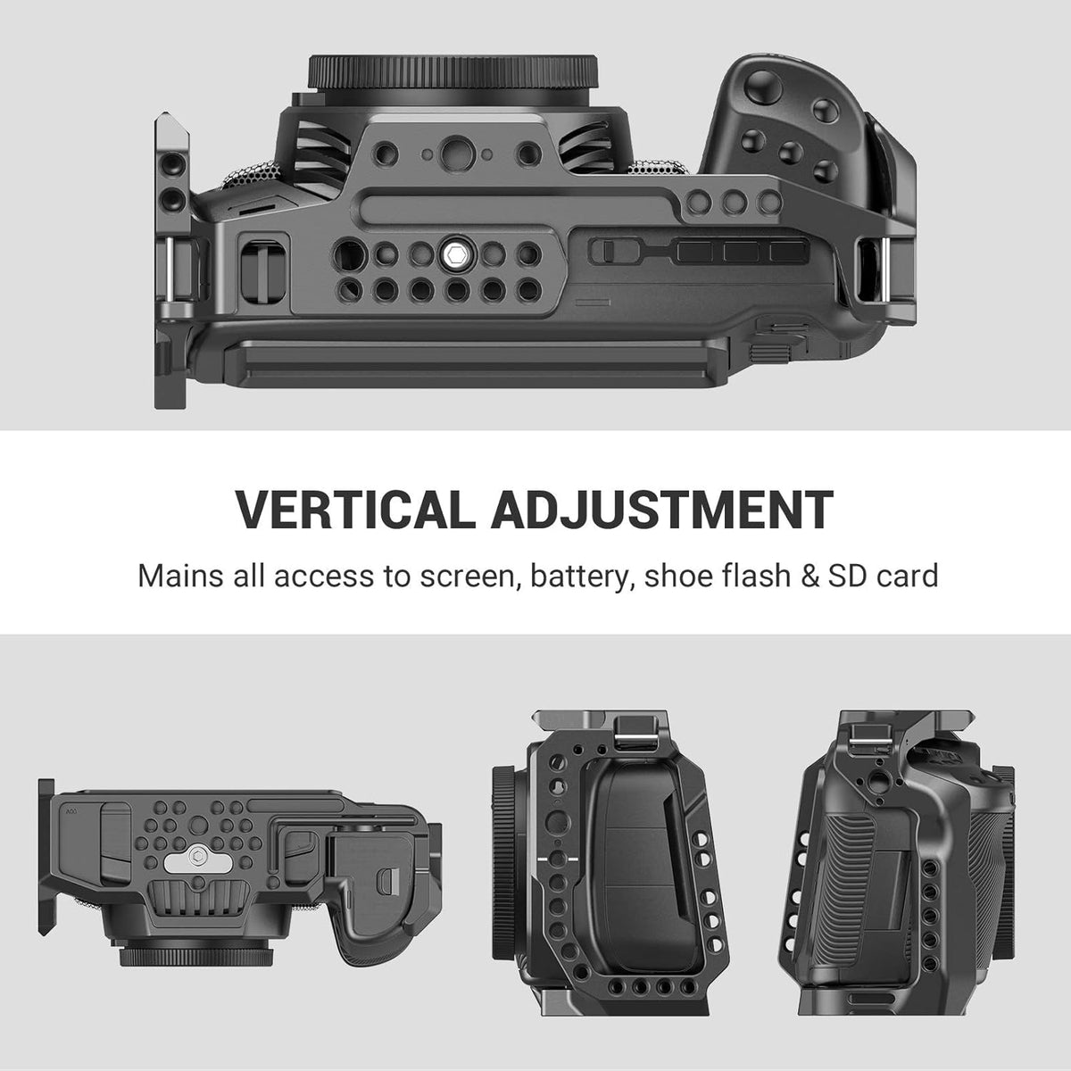 Camera Cage with Cold Shoe and NATO Rail A41129