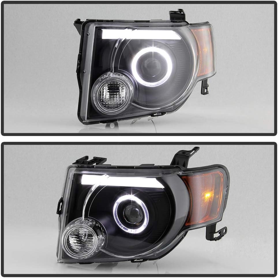 Black Housing LED Projector Headlights for Ford Escape F2717