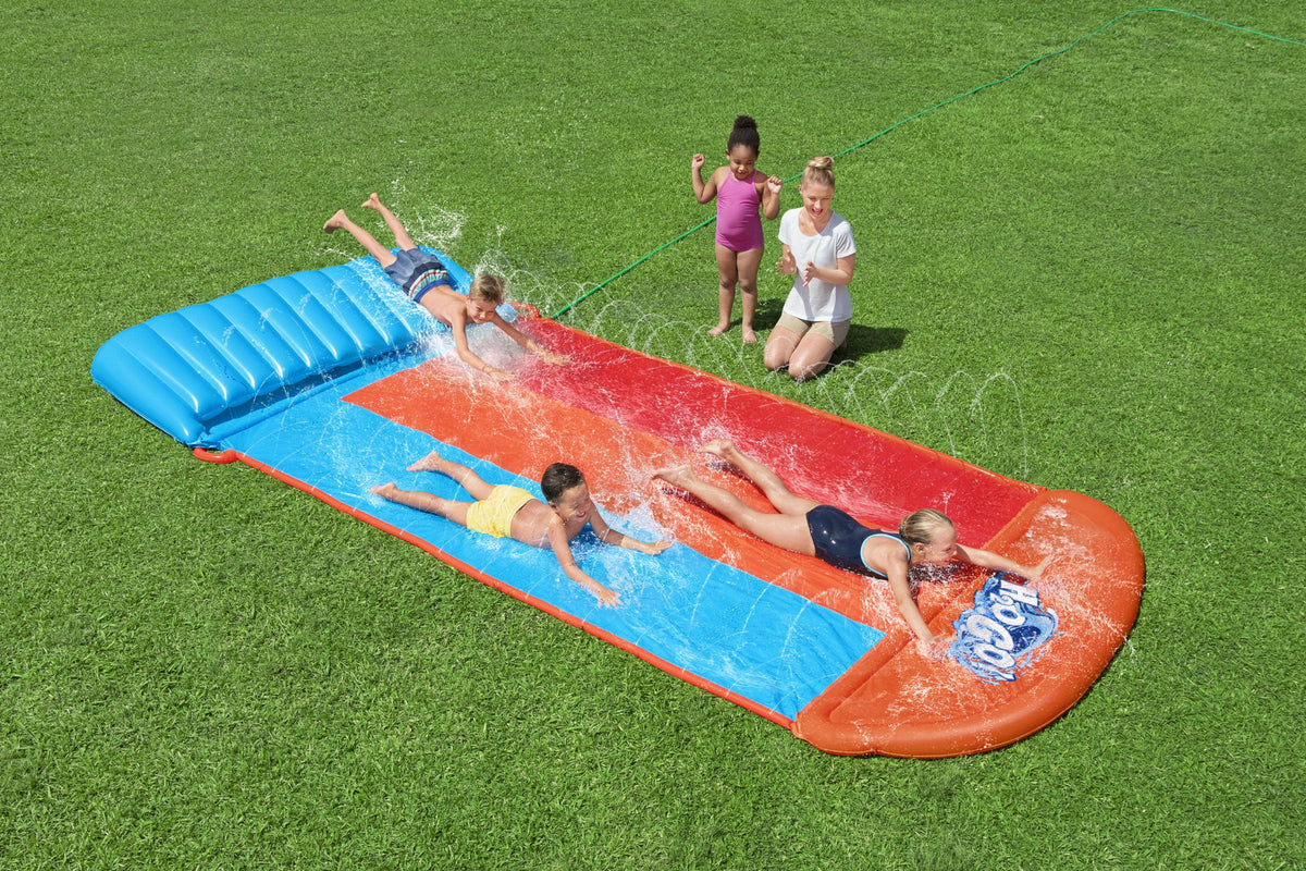 16' Triple Water Slide with Splash Ramp N2234
