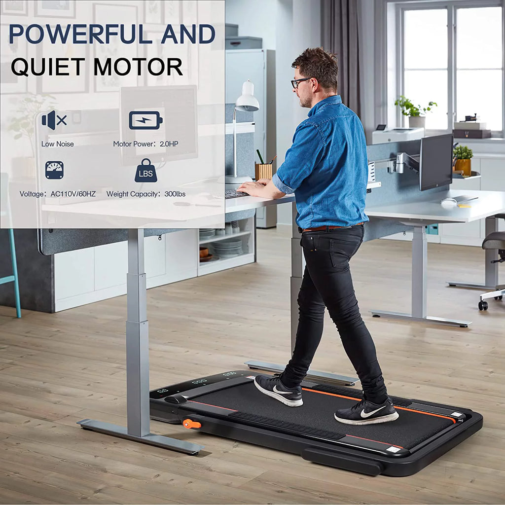 2 in 1 Foldable Electric Walking Pad Treadmill W153