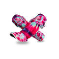 Purple Swirl Hook & Loop Shin Guards H921