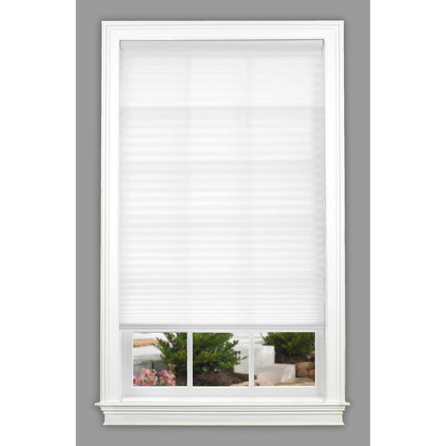 White Pleated Shade Polyester F33635
