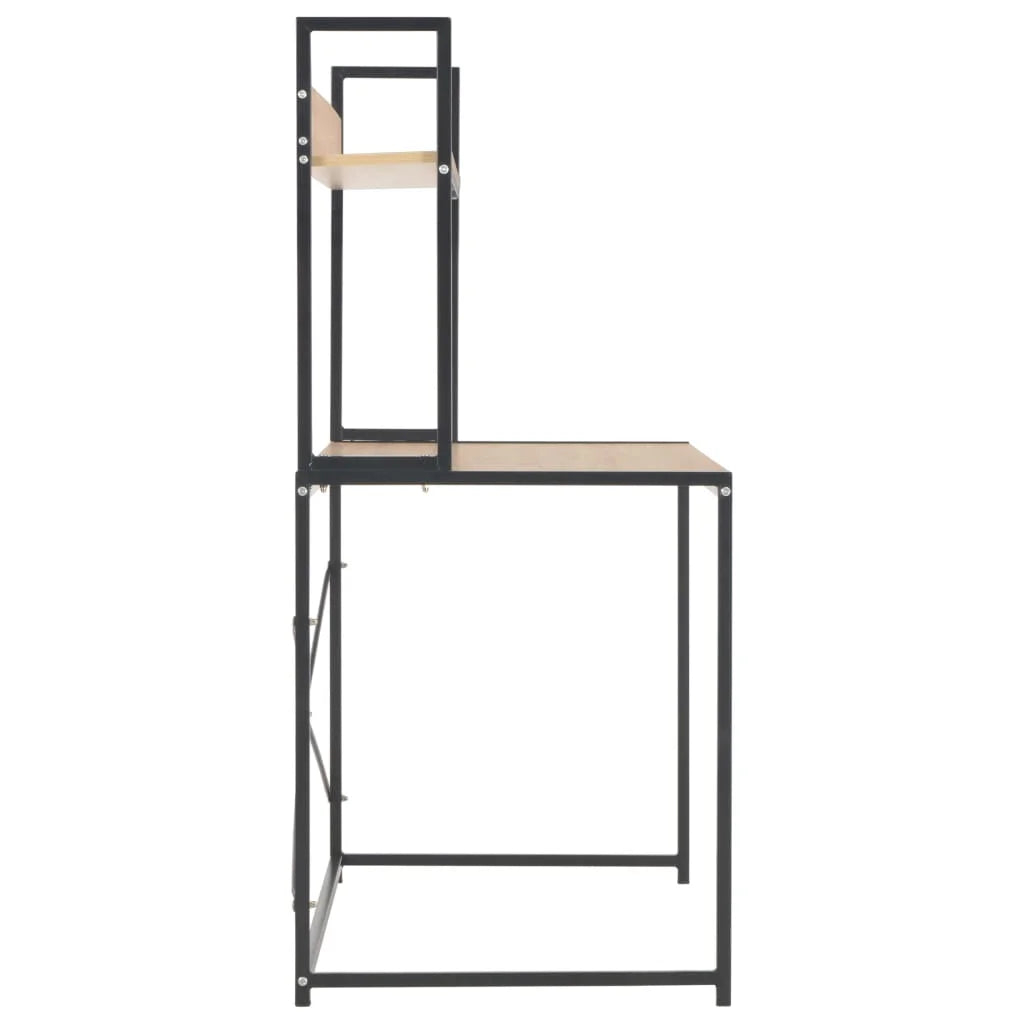 Black and Oak Computer Desk O305972