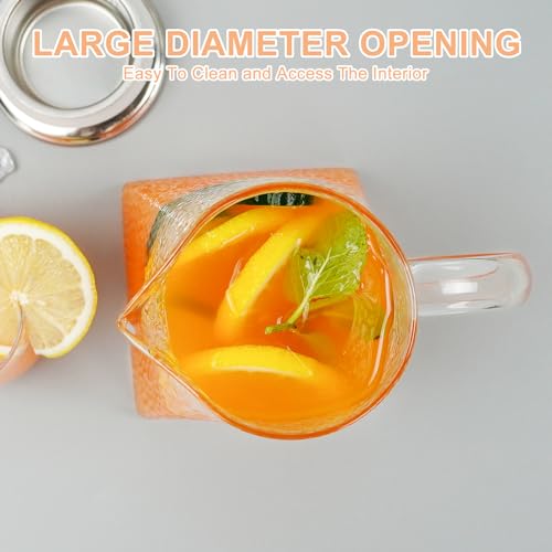 105OZ Borosilicate Glass Pitcher with Lid K180