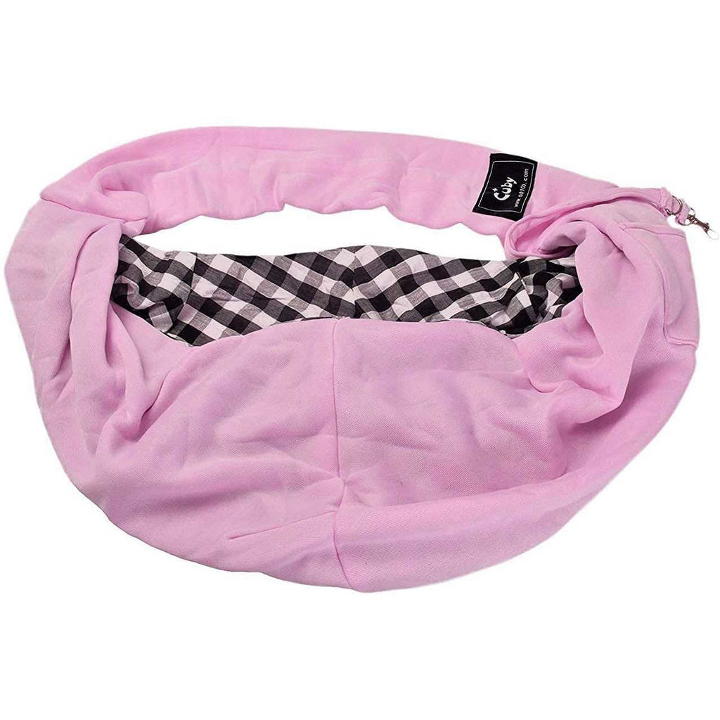 Dog and Cat Sling Carrier Hands Free Reversible Pet Papoose Bag Soft Pouch T759288