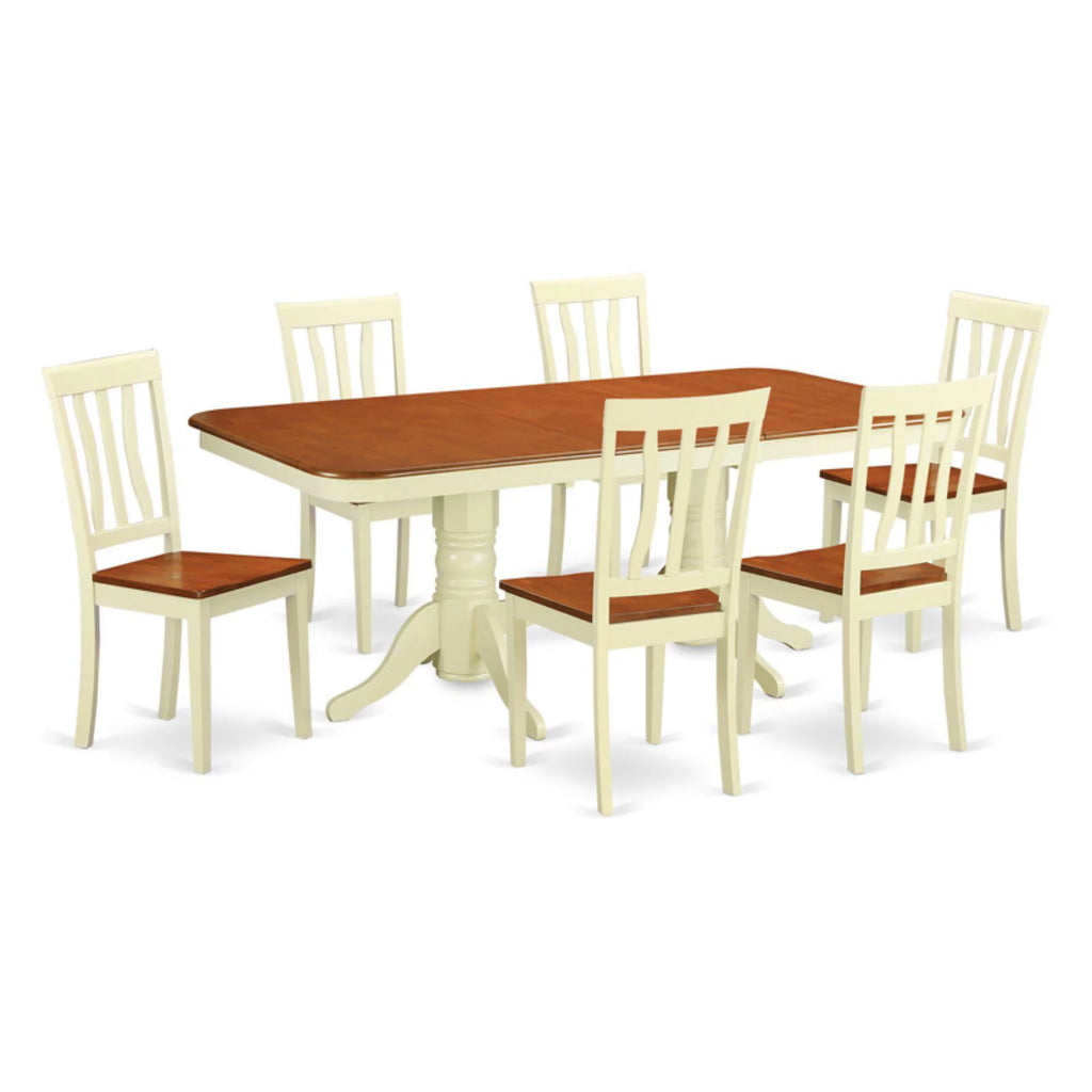 7 Piece Dining Table Set with 6 Chairs K50374