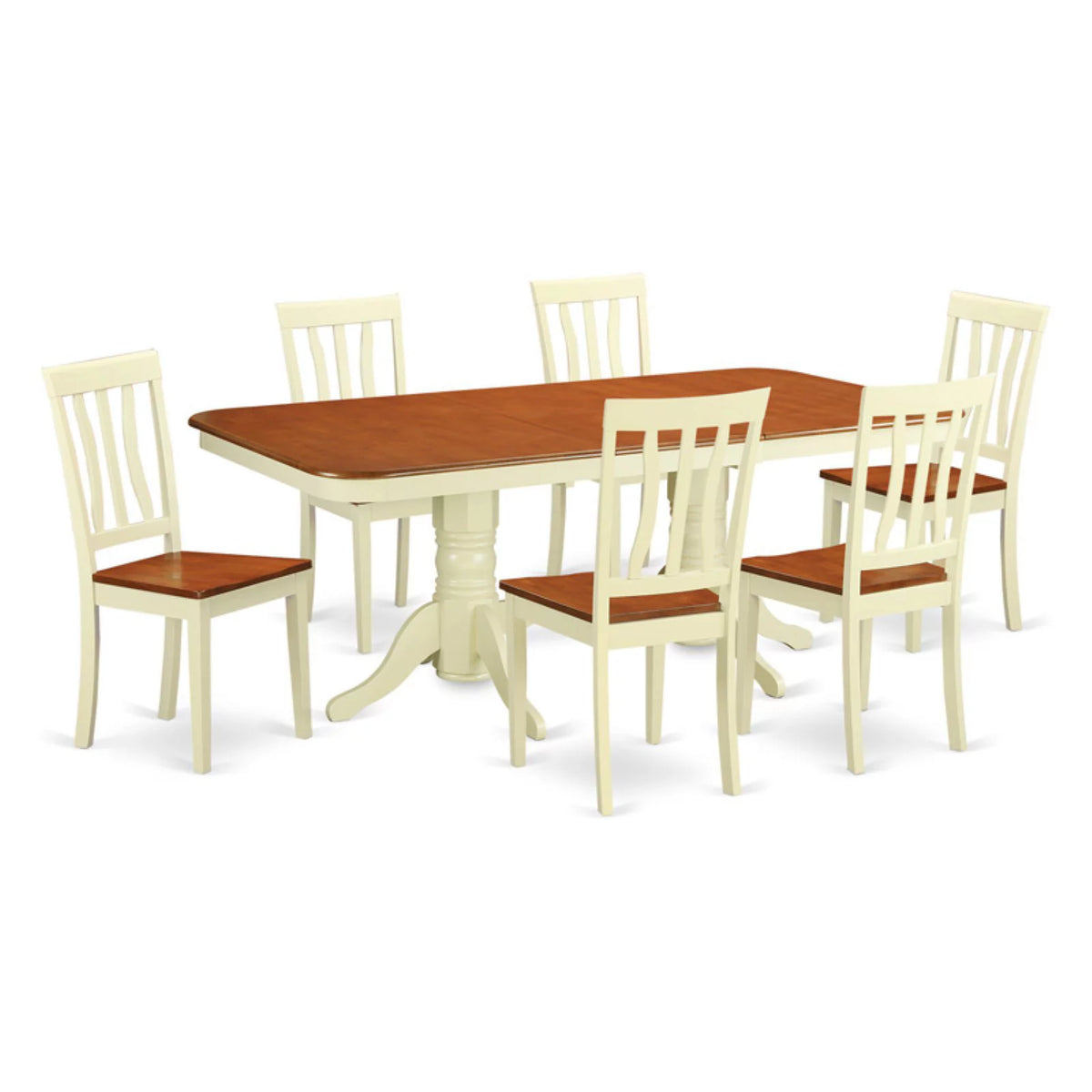 7 Piece Dining Table Set with 6 Chairs K50374