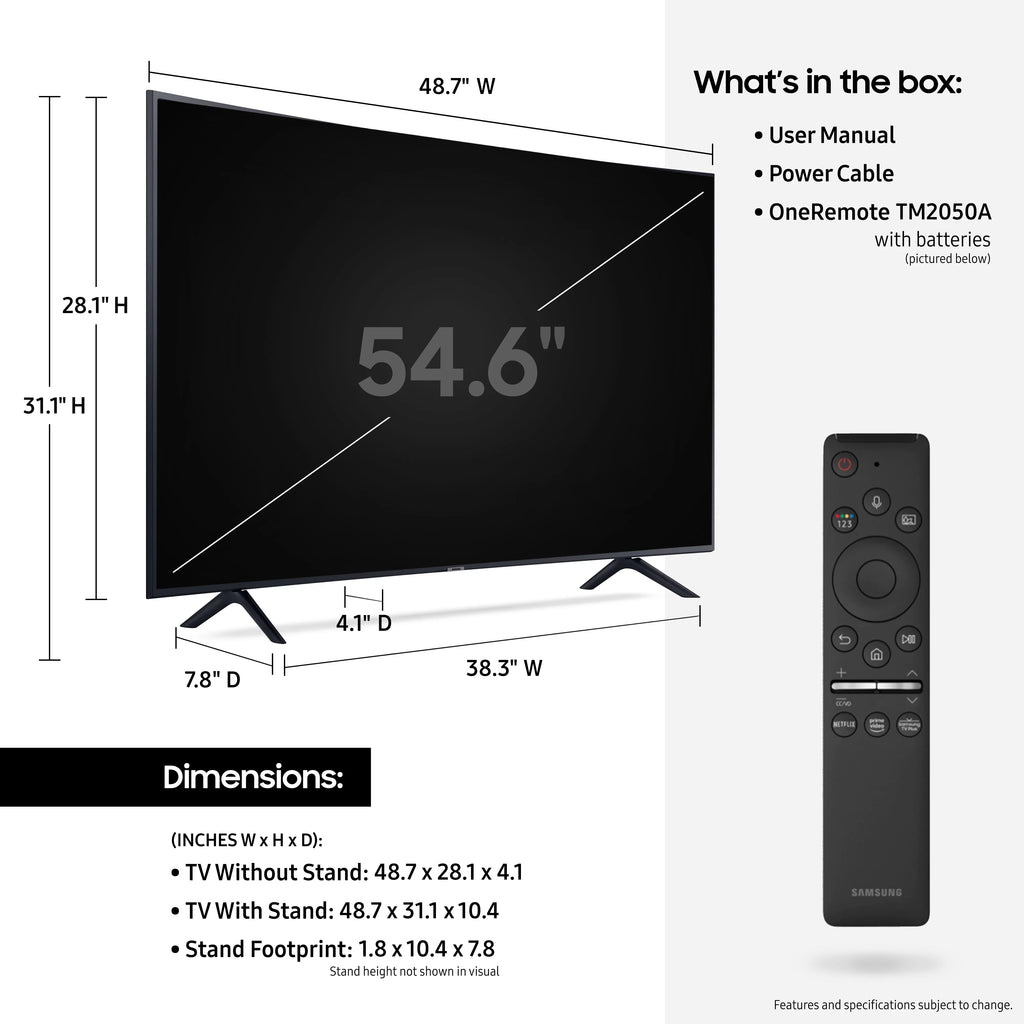 55 Class Curved 4K UHD LED Smart TV G66553