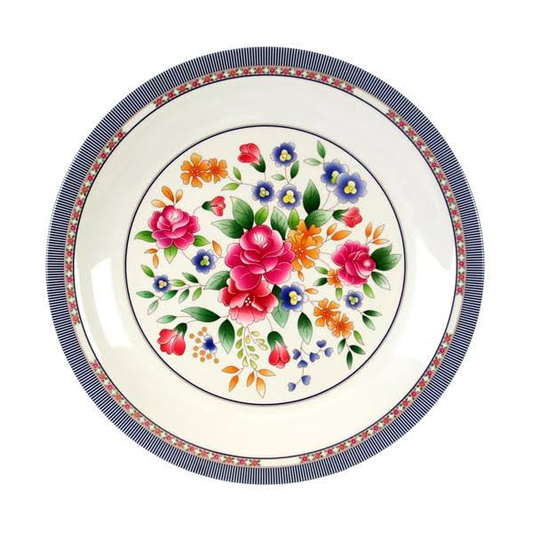 Rose Round Plate Q76617