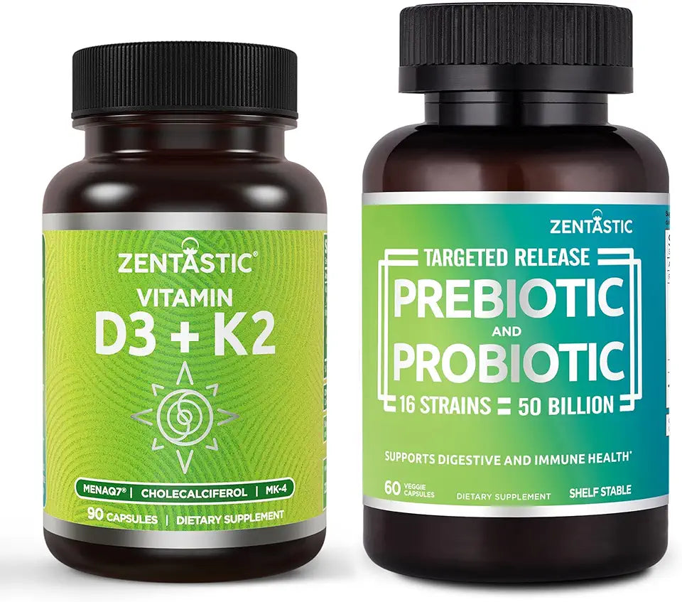 Probiotics & Prebiotics Supplement and Vitamin D3 K2 A19012