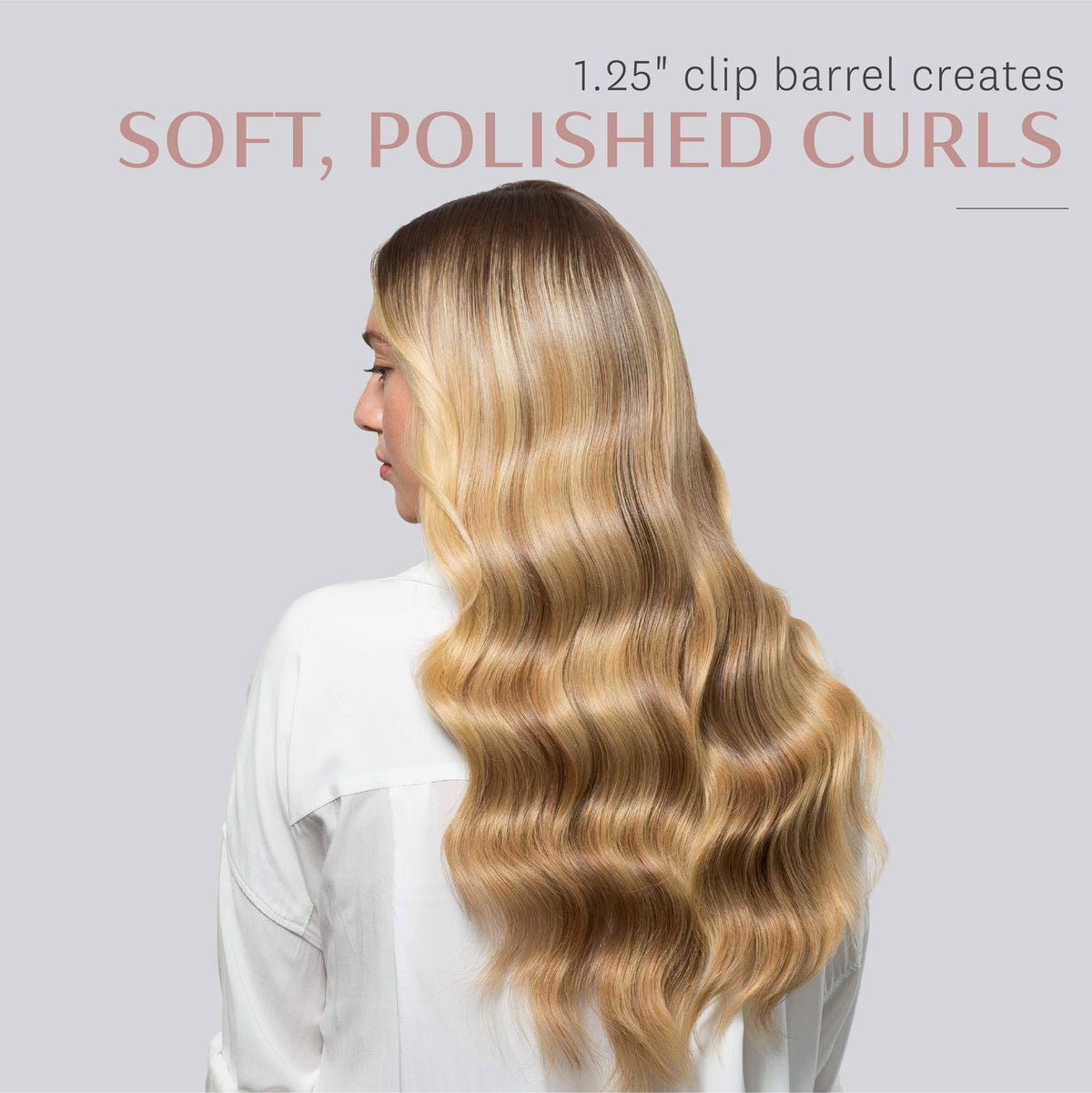 Polished Curls 1.25x22 Clip Barrel S378