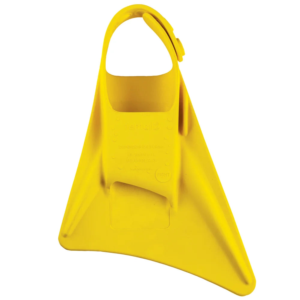 Yellow Rubber Kids Swim Fins U255