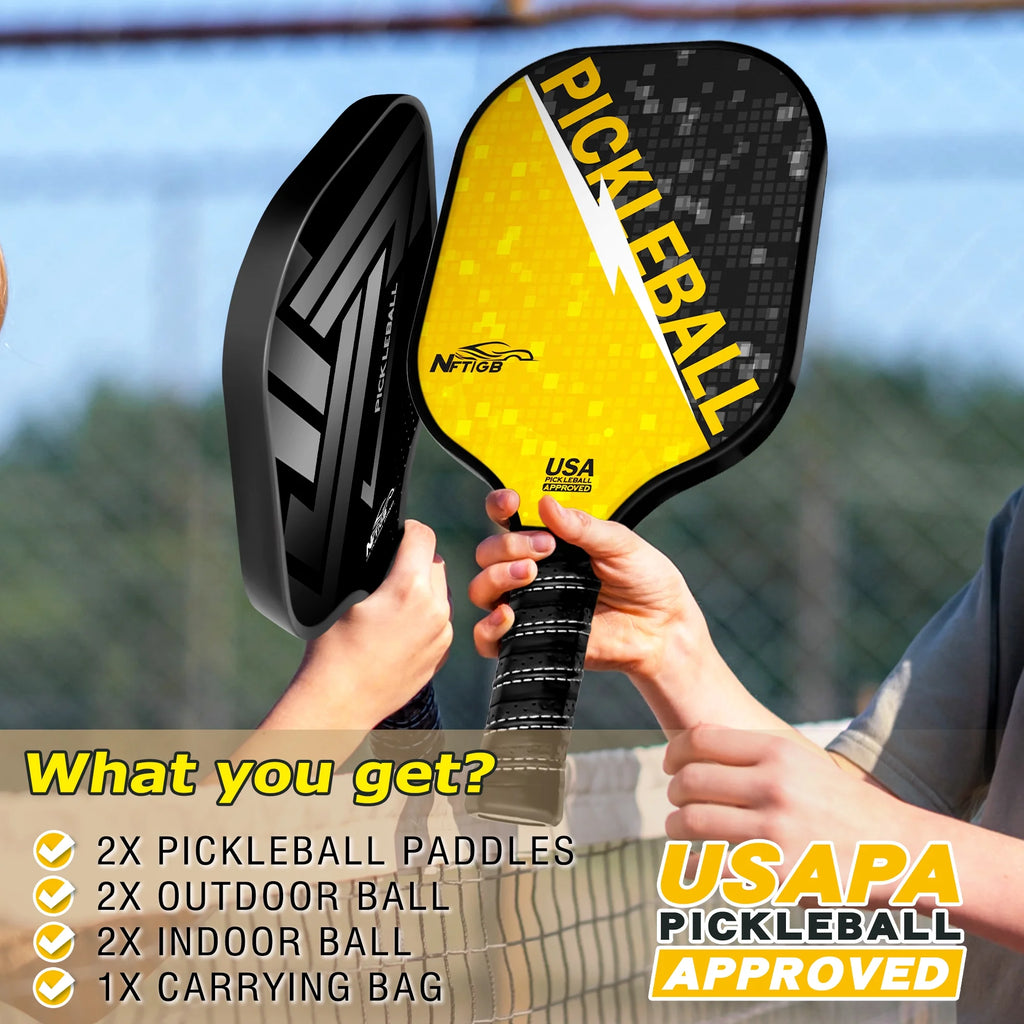 USAPA Approved Fiberglass Pickleball Set of 2 N69711