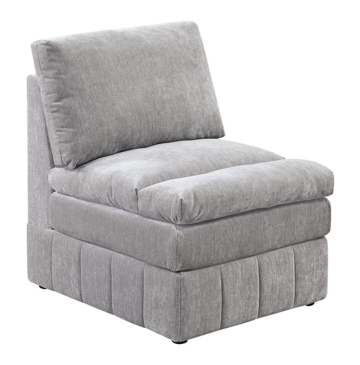Plush Cushion 5pc Modular Sectional Set Y439