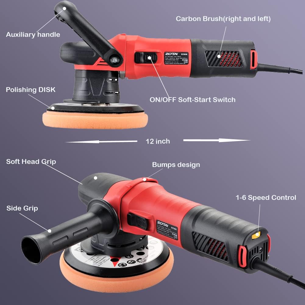 6 inch Dual Action Random Orbital Polisher U54042