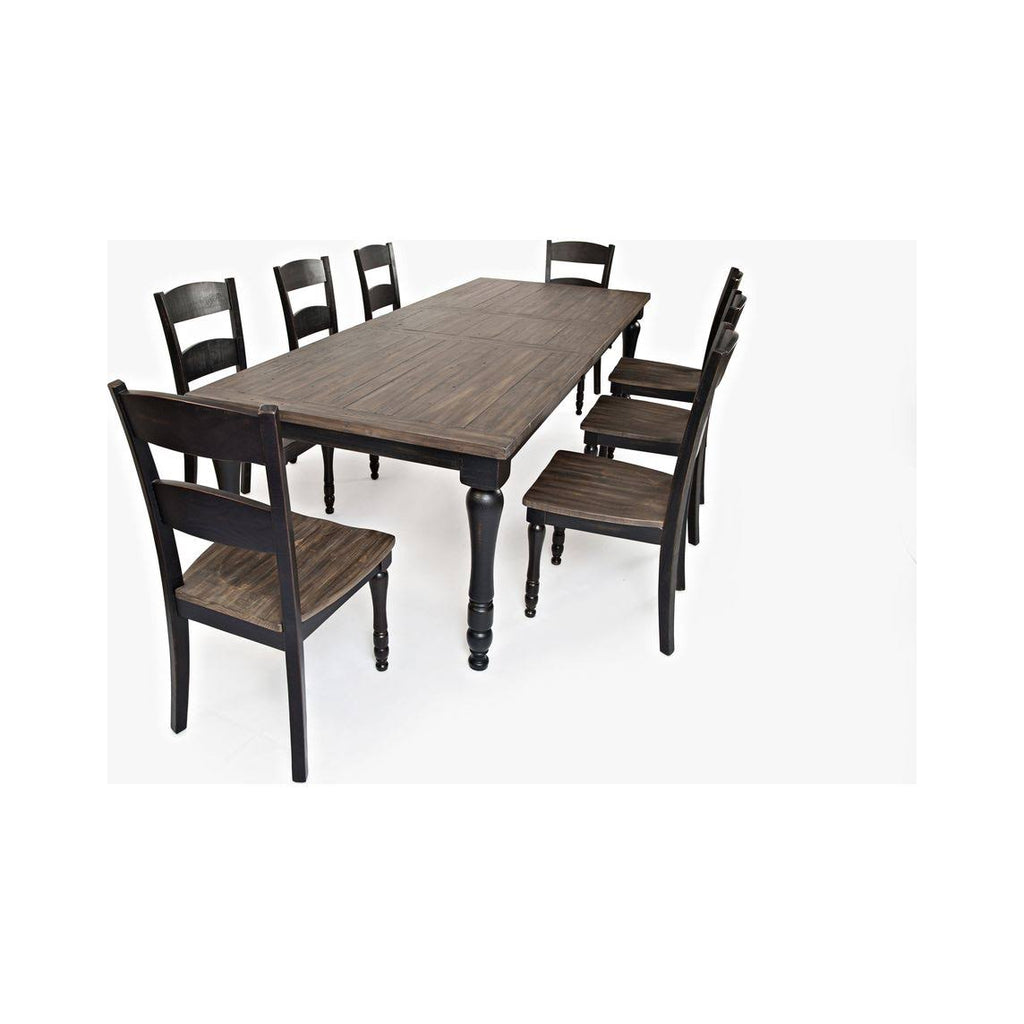 Vintage Black Rectangle Ext Table O937