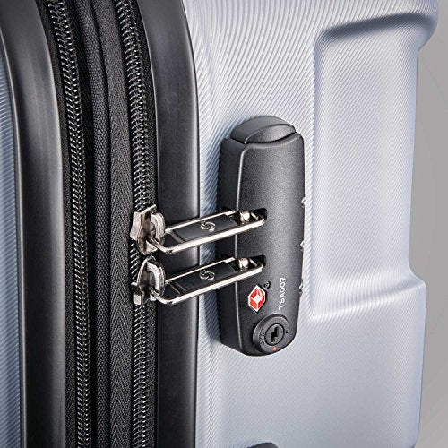 Hardside Expandable Spinner Luggage Blue Slate Carry-On 20-Inch M7575