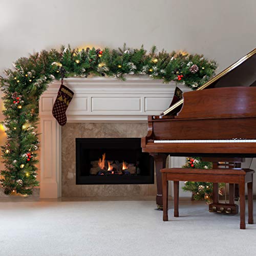 9 FT Pre-lit Christmas Garland with Lights R578857