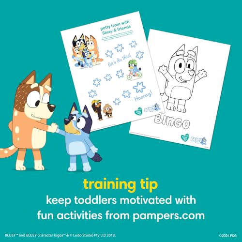Bluey Potty Training Pants 3T-4T 124 Count M924