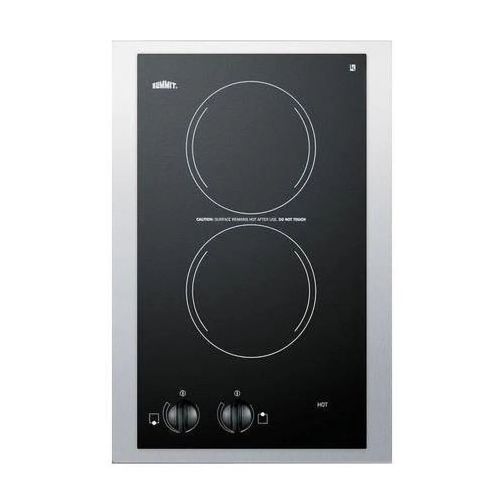 15" Wide 115V 2-Burner Radiant Cooktop L5358