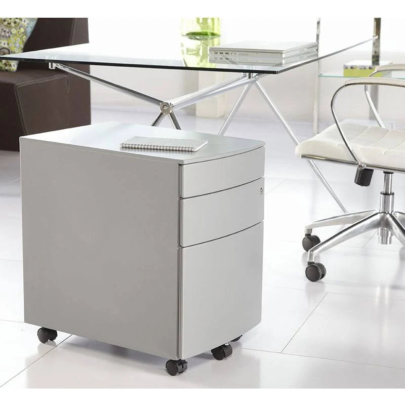 Silver File Cabinet Z156511