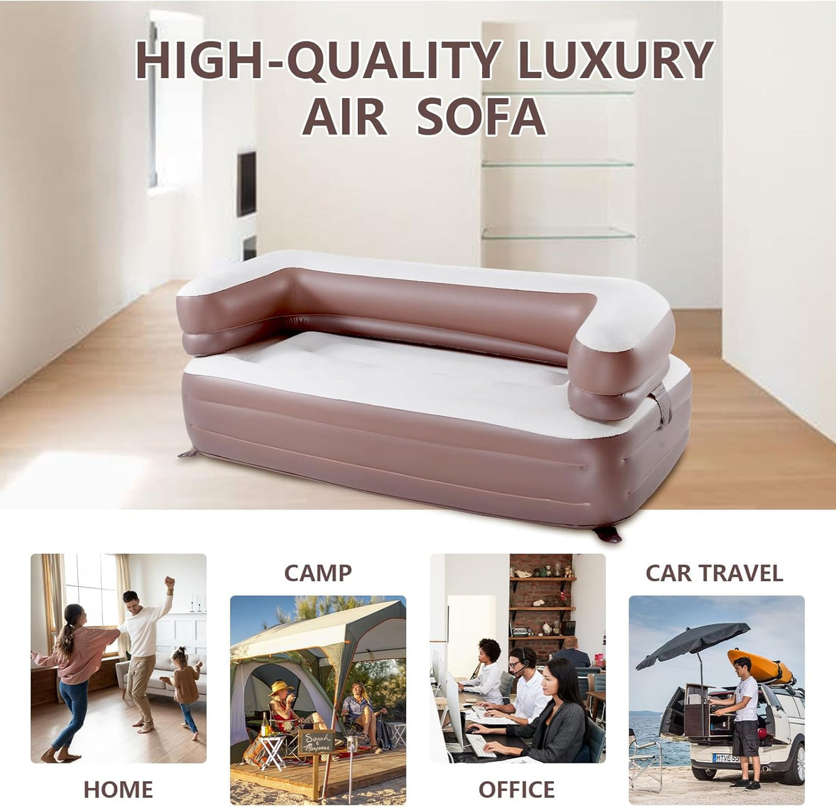 White Inflatable Sofa X458
