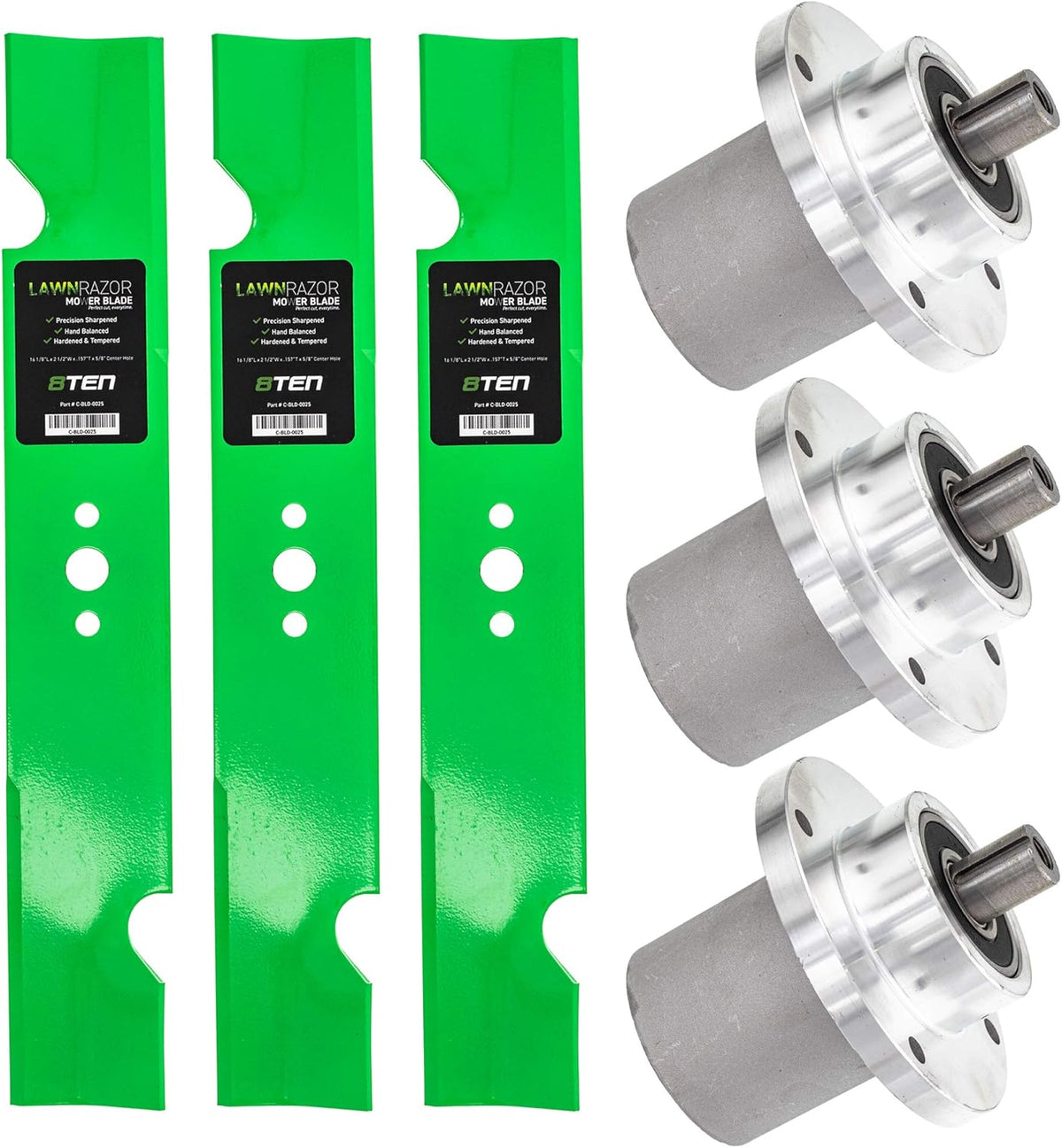 Deck Rebuild Kit for 48 inch Stand-On Mower Blade Spindle I62702