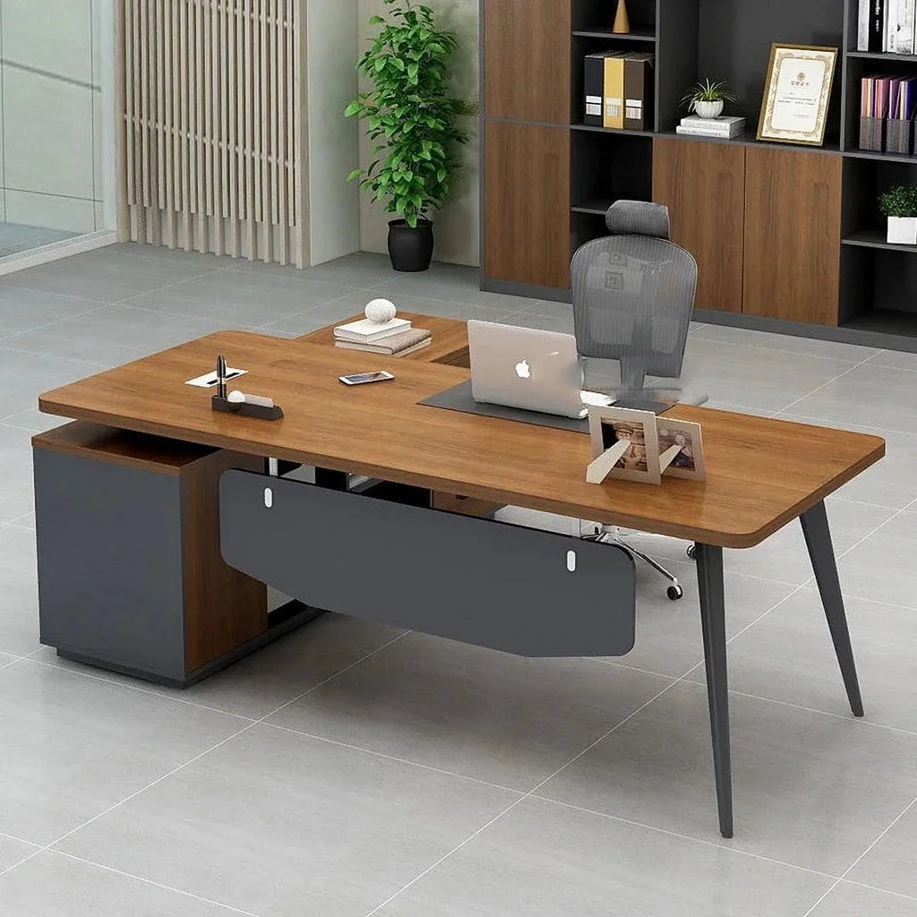 Modern Wood Computer Office Desk with Drawers Z7878