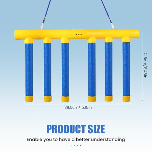 Reflective Drop Stick Challenge Game, Hand Eye Coordination Reflex Training Toy, 3 Adjustable Speed Modes, Yellow K746213