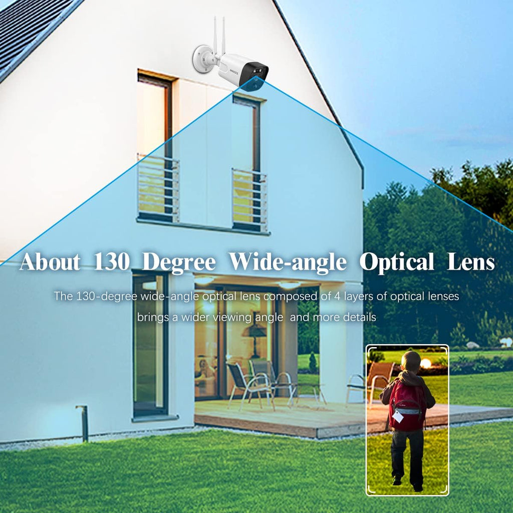 3K 5.0MP Wireless Security Camera System with 1TB Hard Drive E863