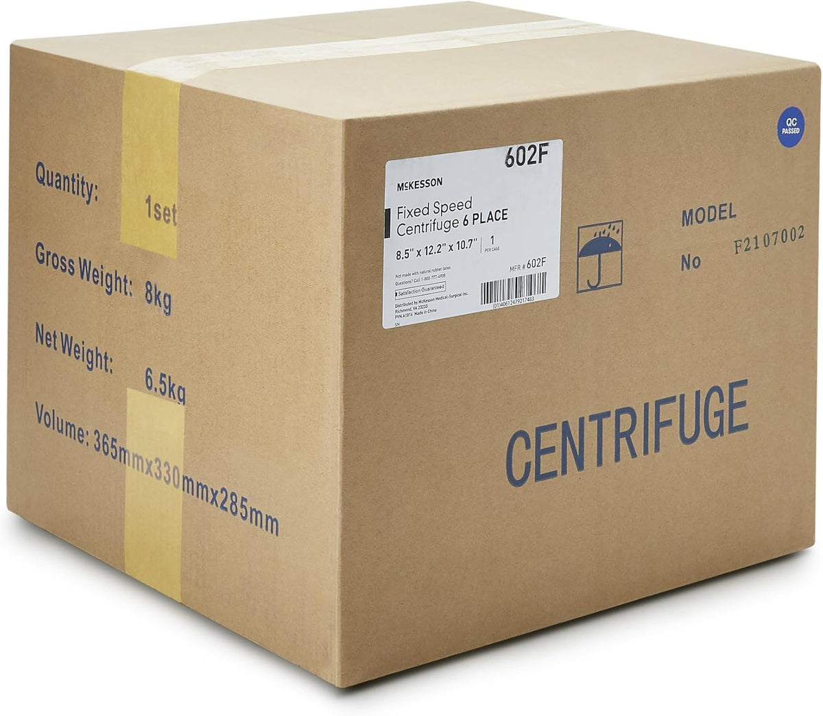 Centrifuge Machine, Fixed Speed 3400 RPM, 6 Place Fixed Angled Rotor P7697