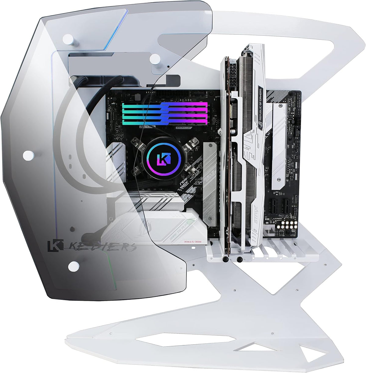 ATX Mid Tower Gaming Case with Tempered Glass D889248