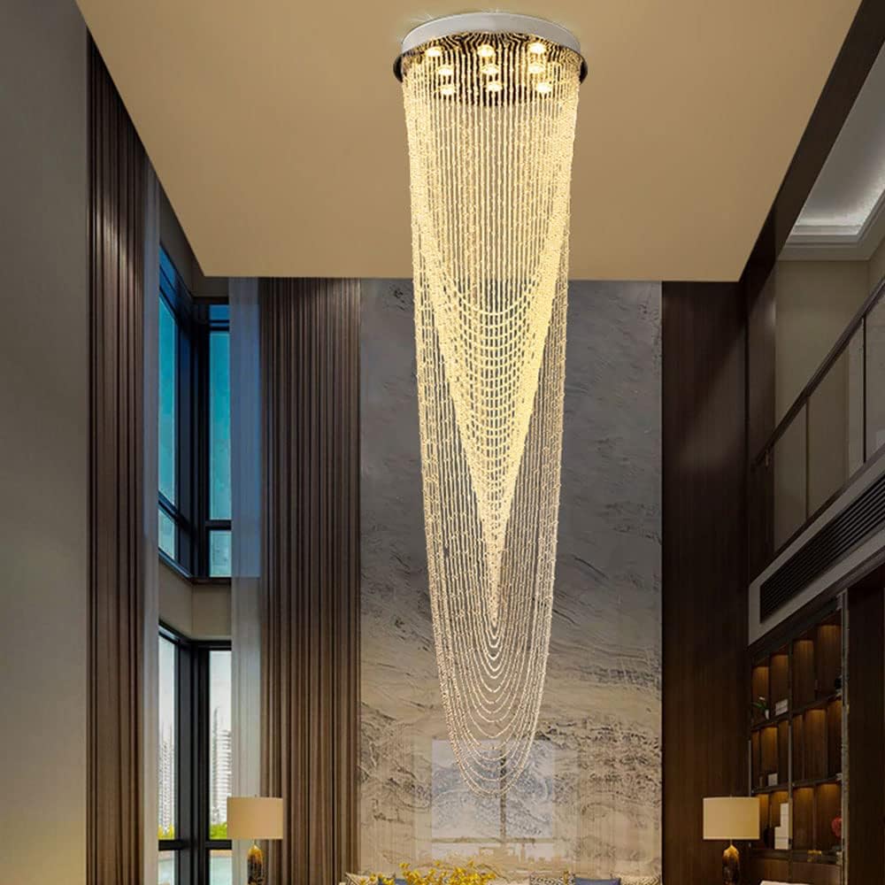 H91'' High Ceiling Modern Crystal Chandelier B905