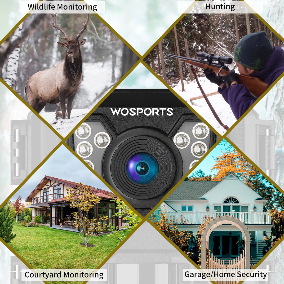 Mini Trail Camera 24MP 1080P Waterproof Infrared B954