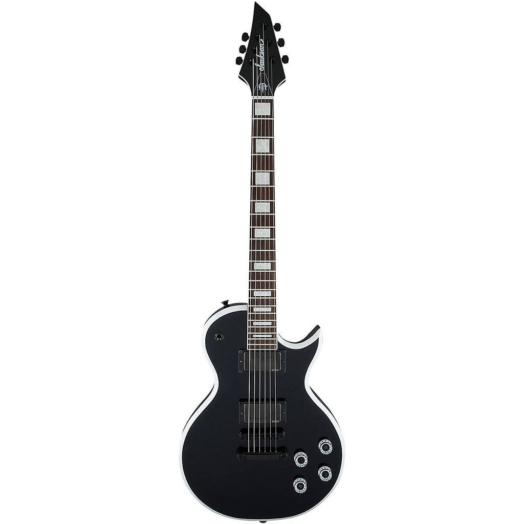Black with White Bevels Electric Guitar R864086