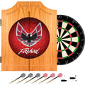 Red Wood Dart Cabinet Set W911676