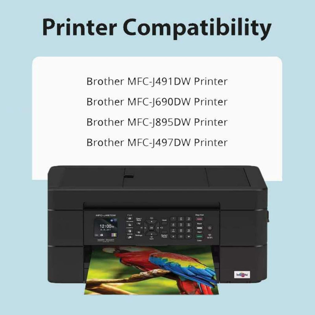 Compatible Ink Cartridges for Brother LC3013 LC3011, 1 Set R39067