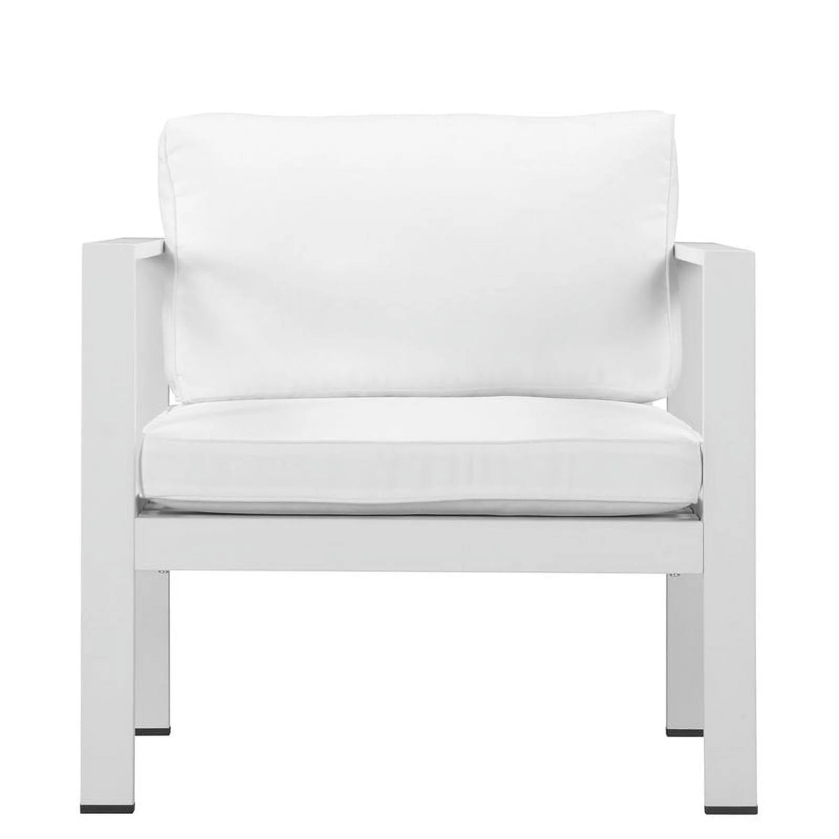 White 4-piece Aluminum Frame Outdoor Sofa Set I33885