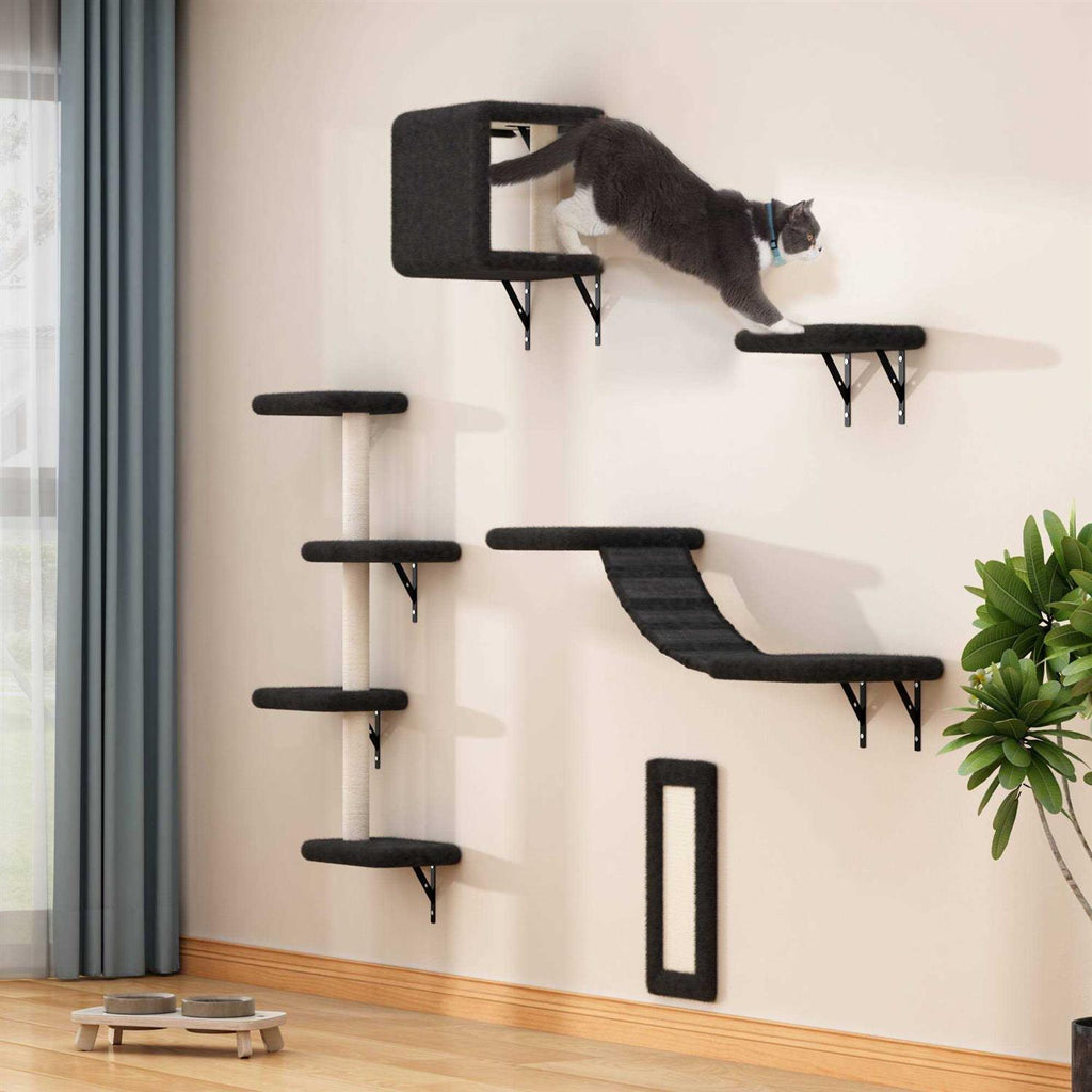 Wall Mounted Shelves Set Cat Tree R870046