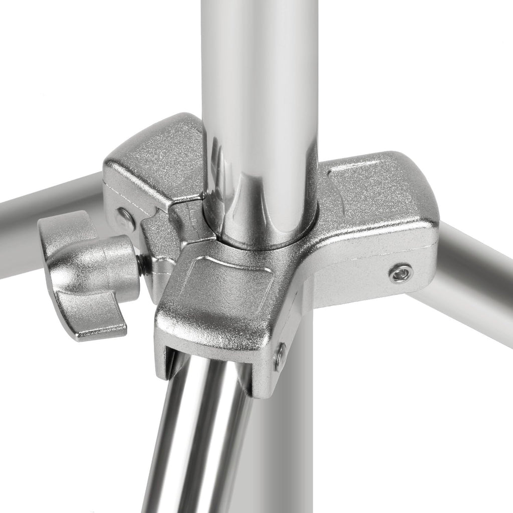 Stainless Steel Light Stand Silver 79 inches Foldable Heavy Duty Stand Pack of 2 U7138