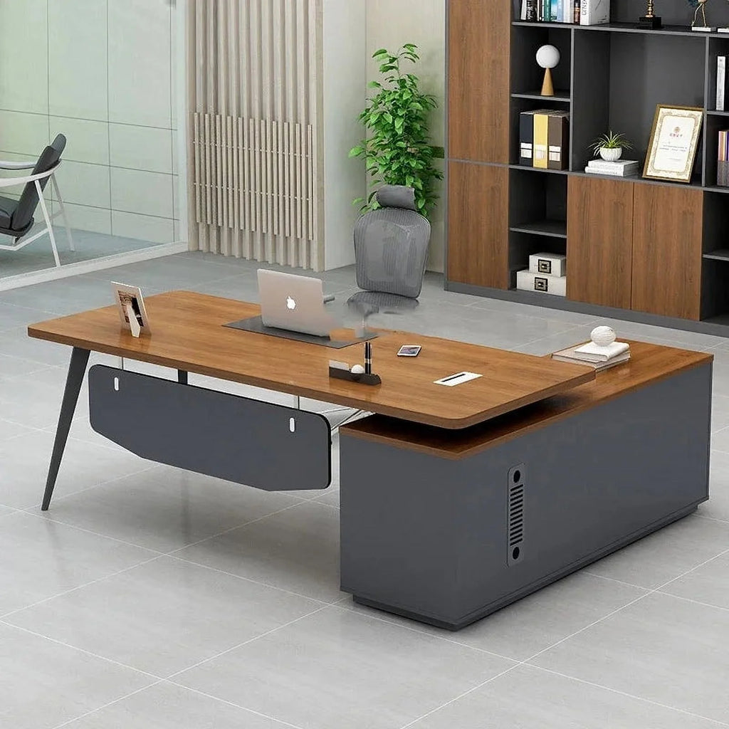 Modern Wood Computer Office Desk with Drawers Z7878