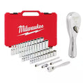 1/4 in. Drive SAE/Metric Ratchet and Socket Mechanics Tool Set (51-Piece) S95059