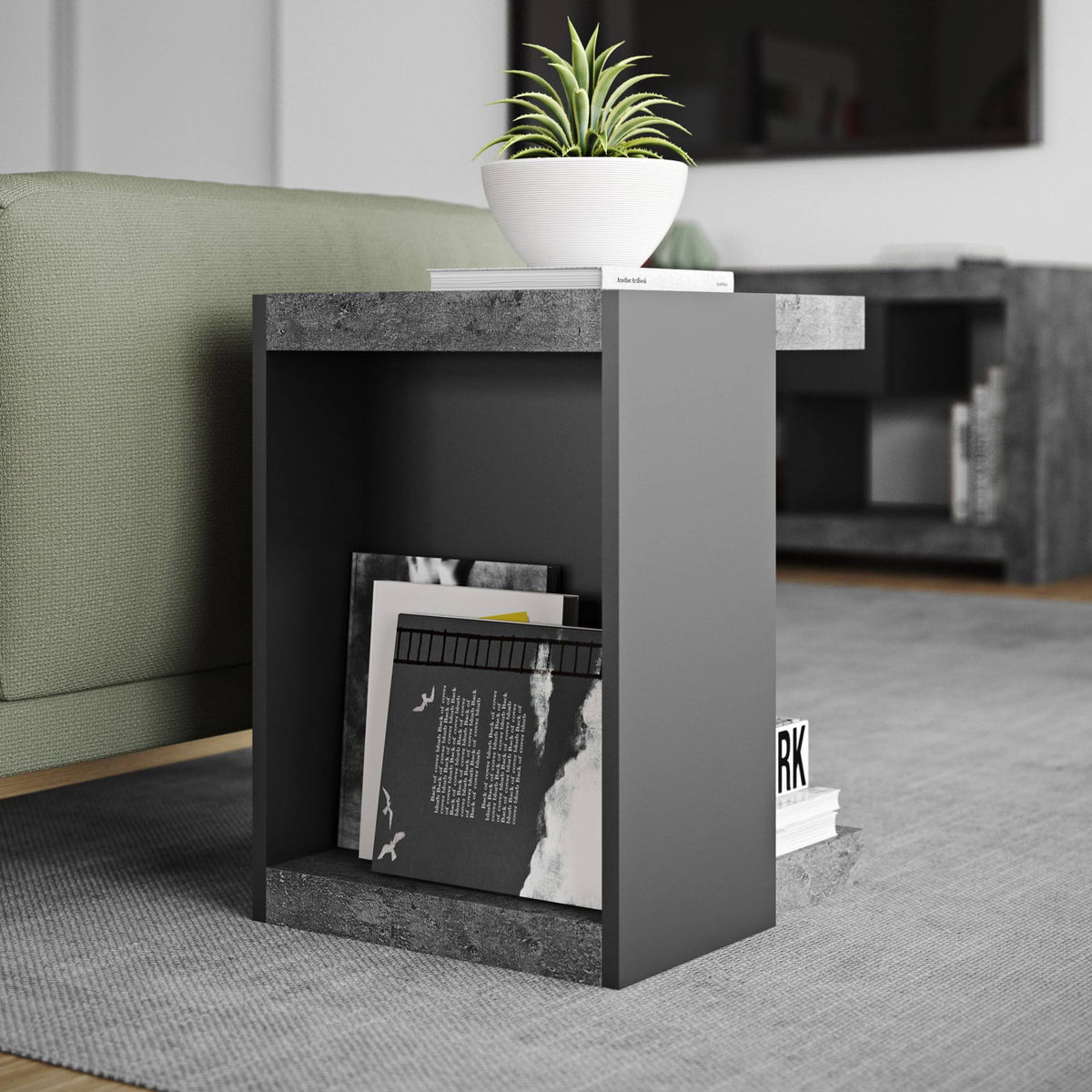 Black Side Table S924388