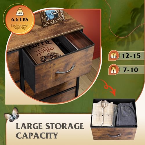 Fabric 8 Drawer Dresser V310